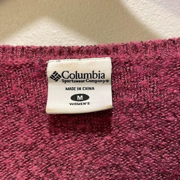 Columbia woman’s pink v neck sweater - Picture 5 of 9